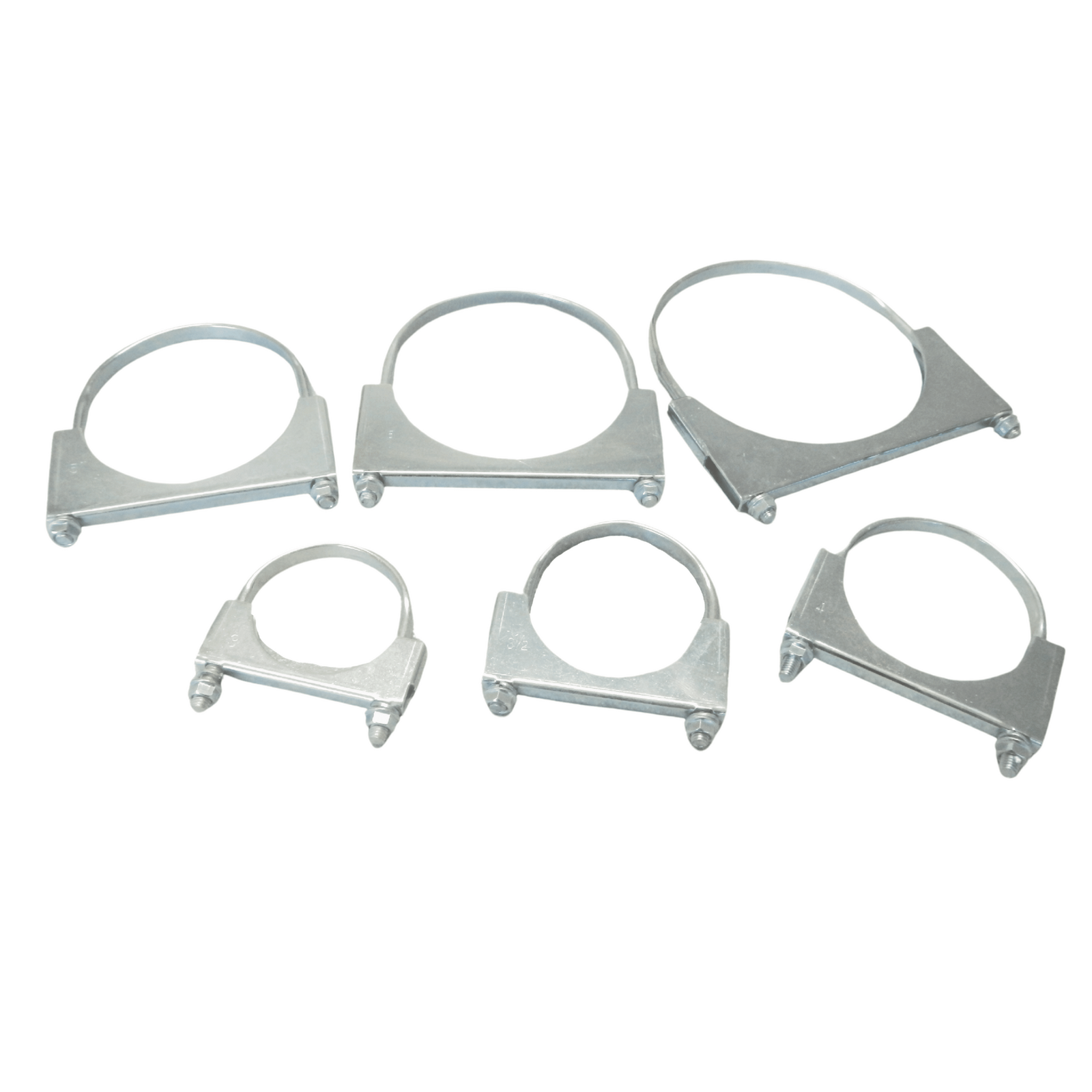 3" Up To 7" Inch Exhaust UBolt Muffler Tube Pipe Clamp