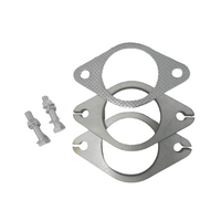 2" Up to 4" Exhaust Flange Kit 2 Bolt Stainless Steel 409 Grade