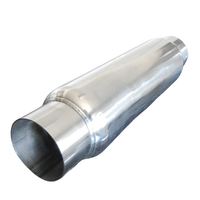 2.25" 2 1/4" Race Exhaust Hotdog Resonator Muffler Stainless Steel