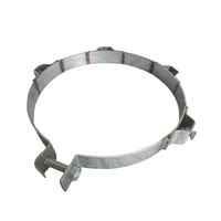 Heat Shield Bracket For 10" Body Truck Muffler Stainless Steel 409 Grade