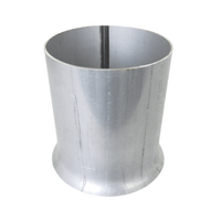 2 3/4" 2.75" Lipped Flange 20 Degree Aluminized Steel 