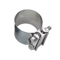 2" Up To 6" Inch Wide Band Clamp Butt Type For Same Size Tube Pipe Connection 304 Stainless Steel